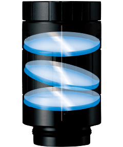 [image] Conventional lens has misalignments inside its lens structure