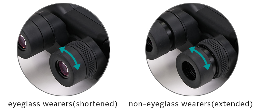 [photo] eyeglass wearers (shortened)/non-eyeglass wearers (extended)
