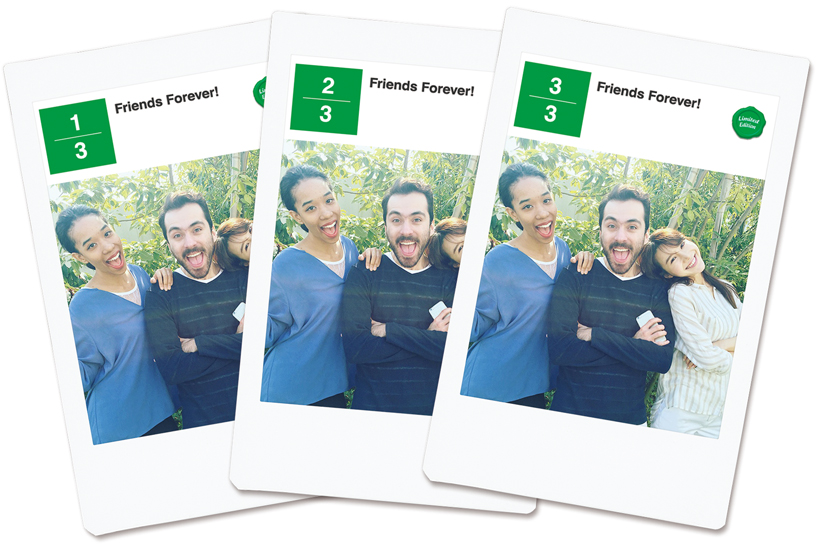 Collage of three same images