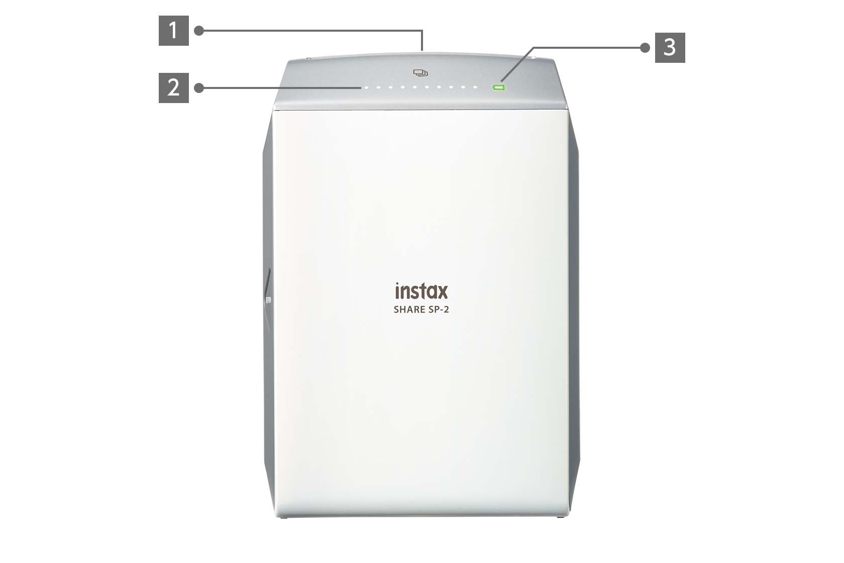 Silver SP-2 Printer front view