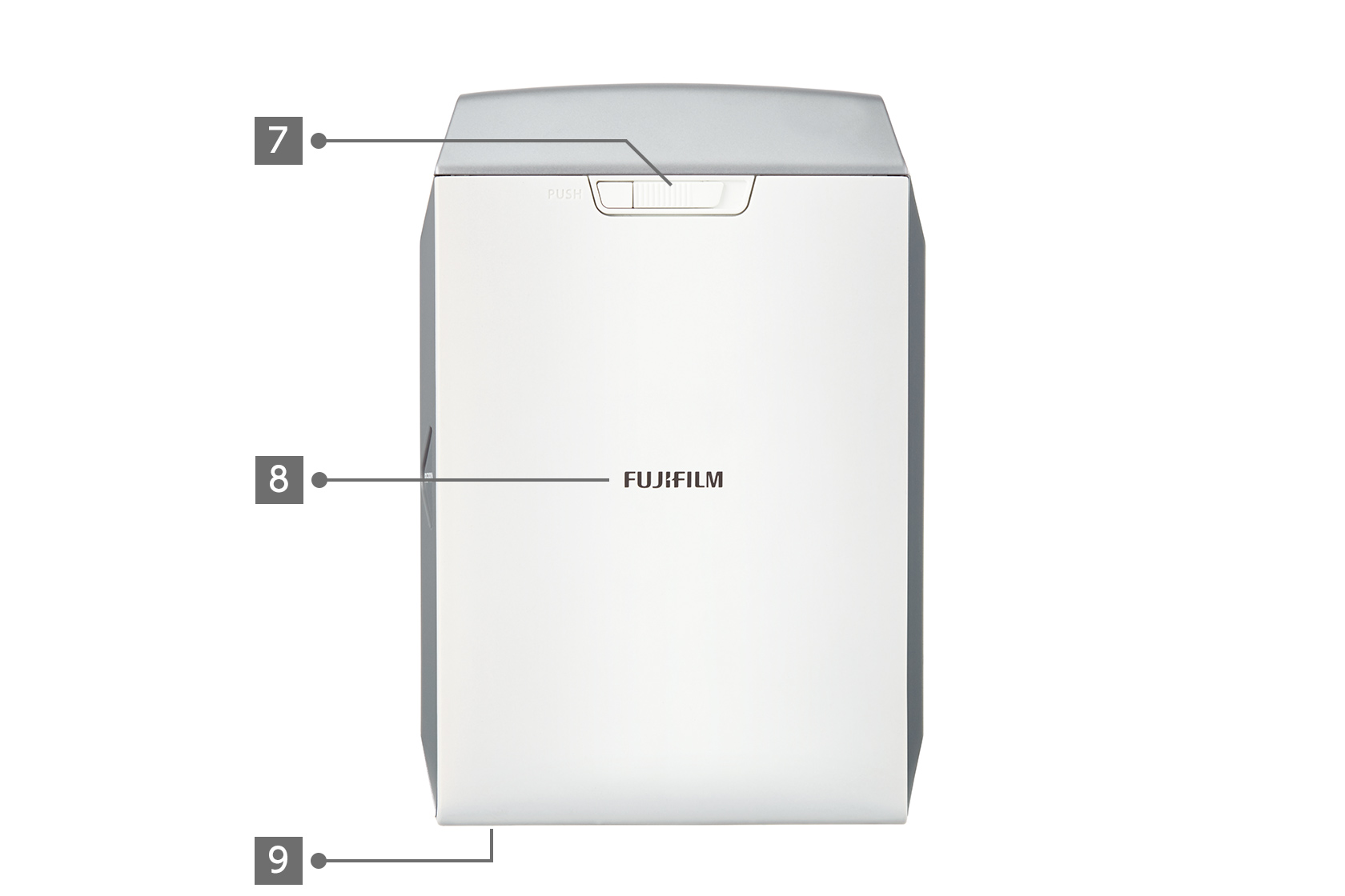 Silver SP-2 Printer back view