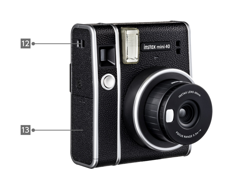 INSTAX® Mini 40 Side View Specs