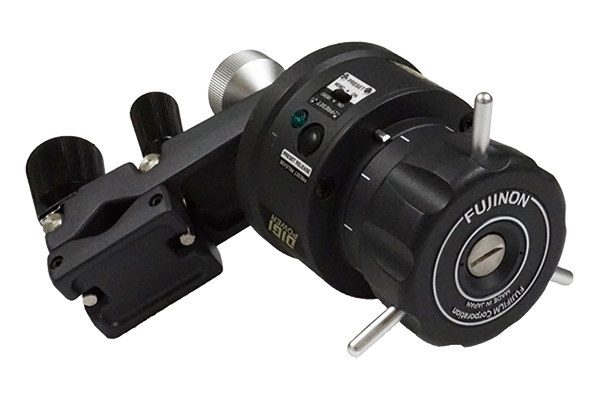 [photo] Focus Position Demand Unit attached to Mounting Clamp