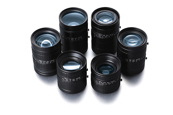 [photo] HF-SA Series lenses standing upright and grouped together in a circle