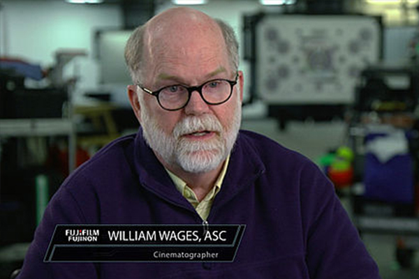 [photo] Screenshot of Cinematographer William Wages during an interview