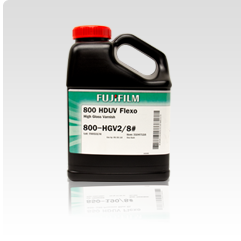 [photo] A gallon of Fujifilm 800 Series UV Flexo inks