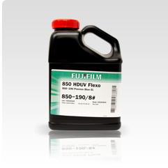 [photo] A gallon of Fujifilm 850 Series UV Flexo inks