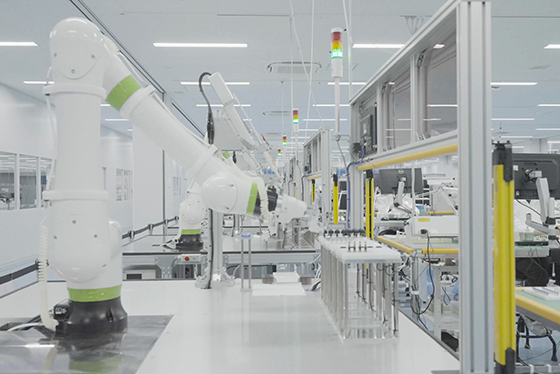 Robots are doing the work.